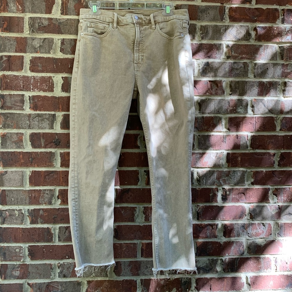 GAP Women’s Denim Vintage Slim High Rise Pants, Sz 10